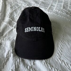 Black FSU Seminoles ball cap